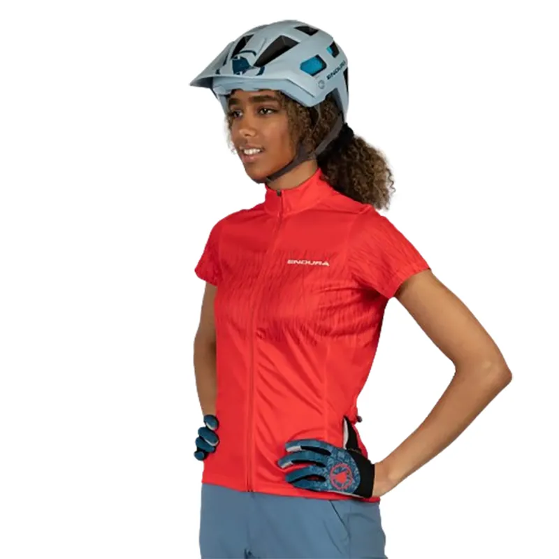 Endura Women's Hummvee Ray S/S Jersey Pomegranate-3